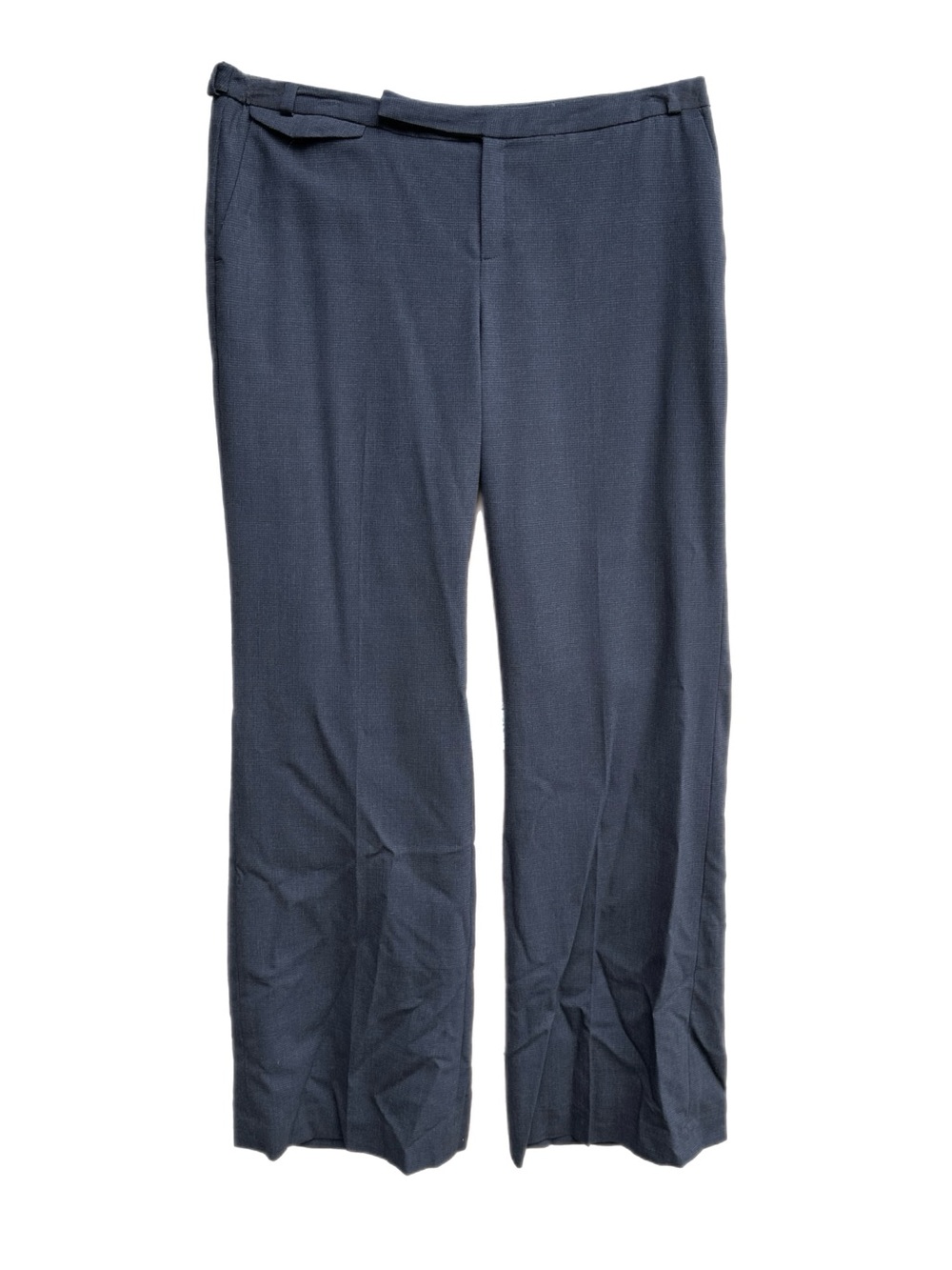 Banana Republic Ryan Fit Stretch Wool Blend Lined Gray Wide-Leg Trousers